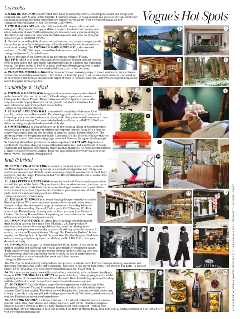 Vogue December 2019 article